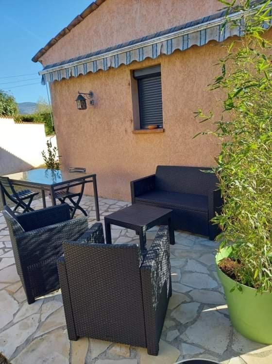 Studio dans villa calme à 15km de Cannes Peymeinade Exterior foto